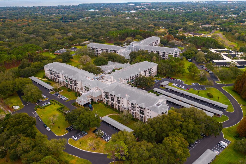 Aerial view of Regency Oaks